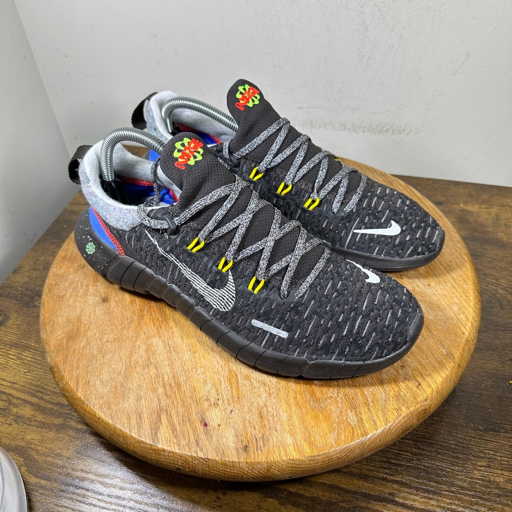 Nike Free Run 5.0 Next Nature Mens Black Anthracite DV1459-200 Size 9.5